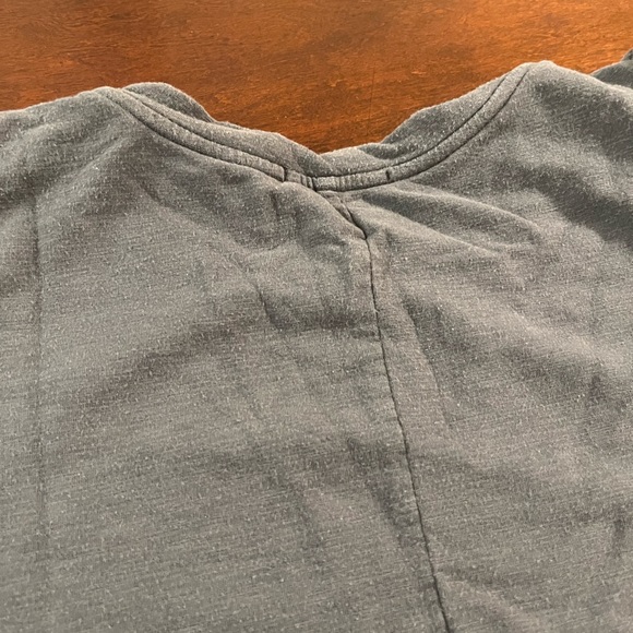 Eri and Ali Shirt Sleece Gray Blouse Size M - Picture 6 of 6